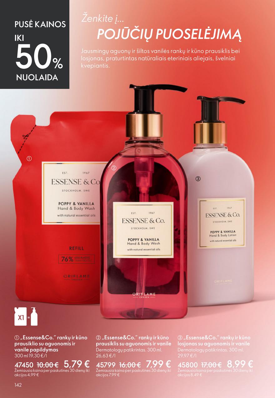 Oriflame katalogas akcijos nuo 
  2026-04-22 iki 
  2026-05-12 | Leidinukas.lt puslapis 142