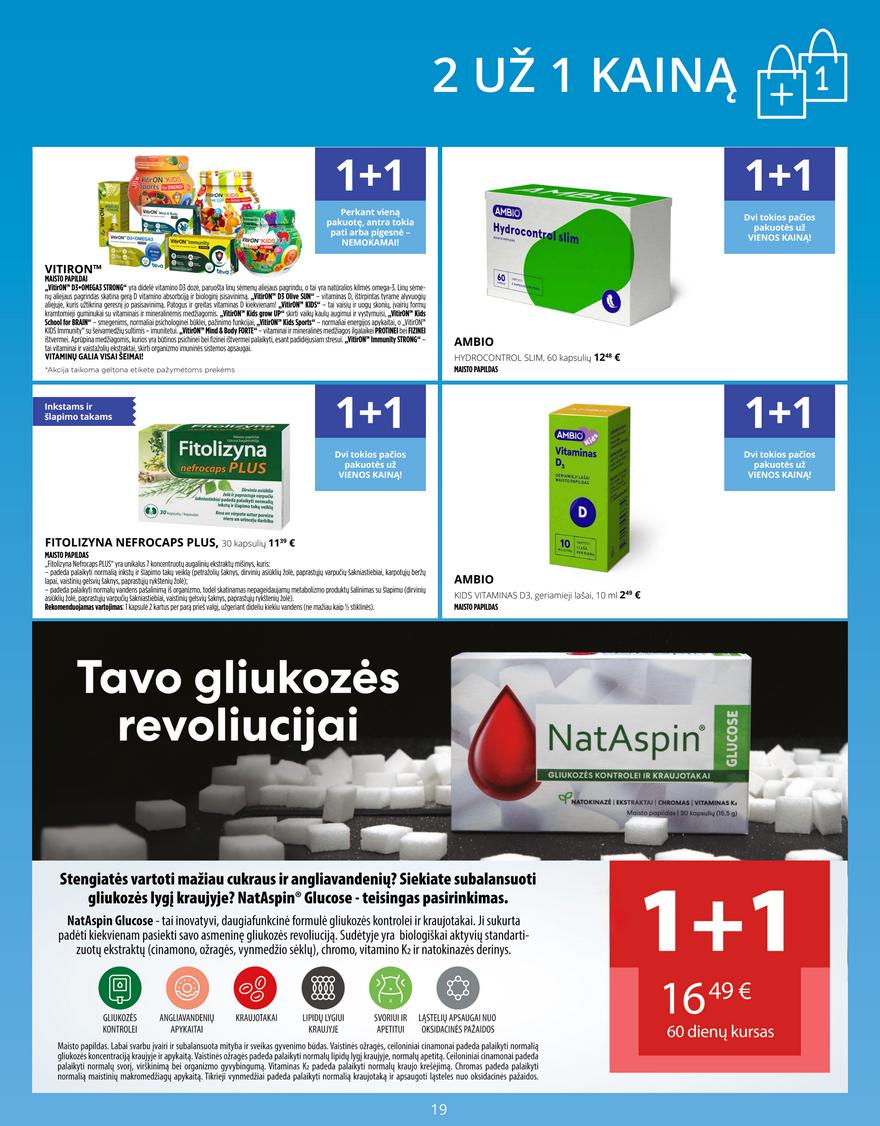 Norfos vaistinės leidinys akcijos nuo 
  2025-04-01 iki 
  2025-04-30 | Leidinukas.lt puslapis 19