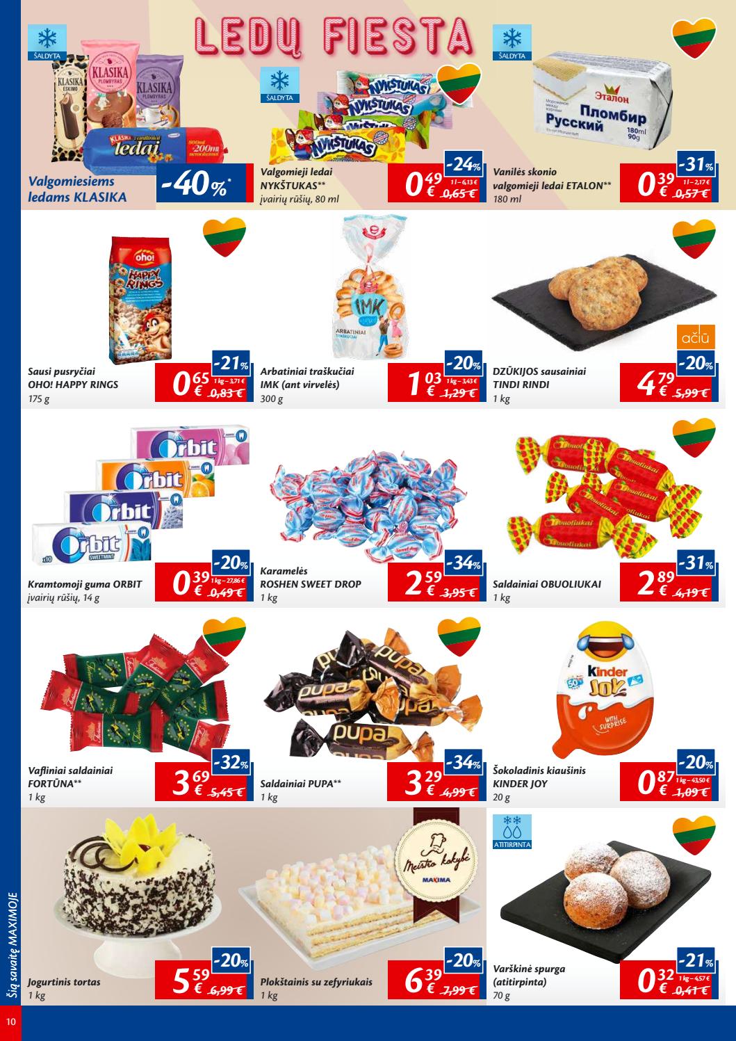 Maxima kaininis leidinys akcijos nuo 
  2019-08-06 iki 
  2019-08-12 | Leidinukas.lt puslapis 10