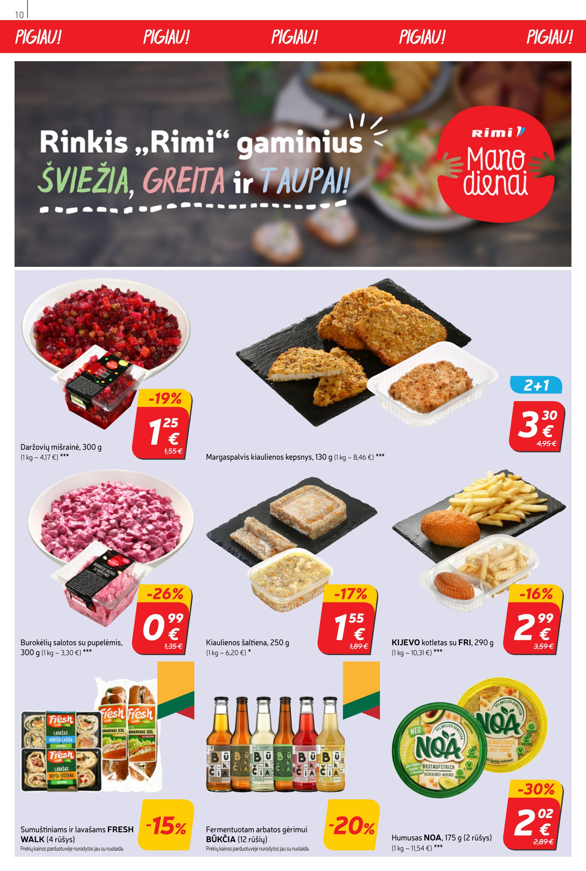 Rimi savaitinis leidinys akcijos nuo 
  2022-10-04 iki 
  2022-10-10 | Leidinukas.lt puslapis 10