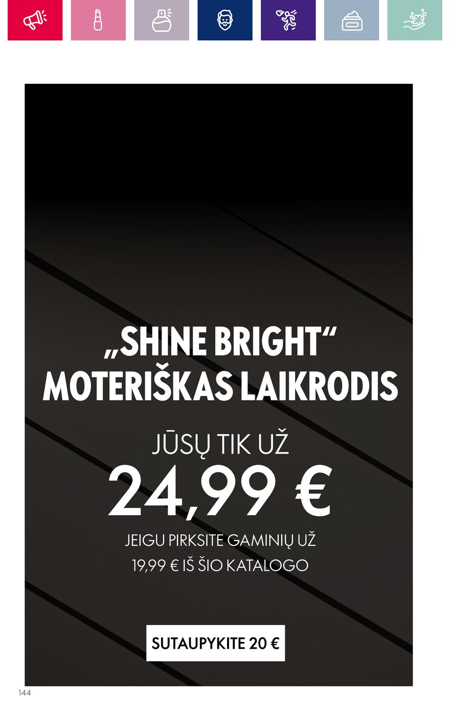 Oriflame katalogas akcijos nuo 
  2023-10-25 iki 
  2023-11-07 | Leidinukas.lt puslapis 144