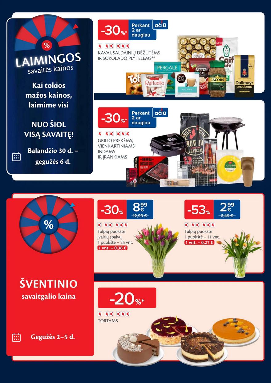 Maxima savaitinis leidinys akcijos nuo
2024-04-30 iki
2024-05-06 | Leidinukas.lt puslapis 40