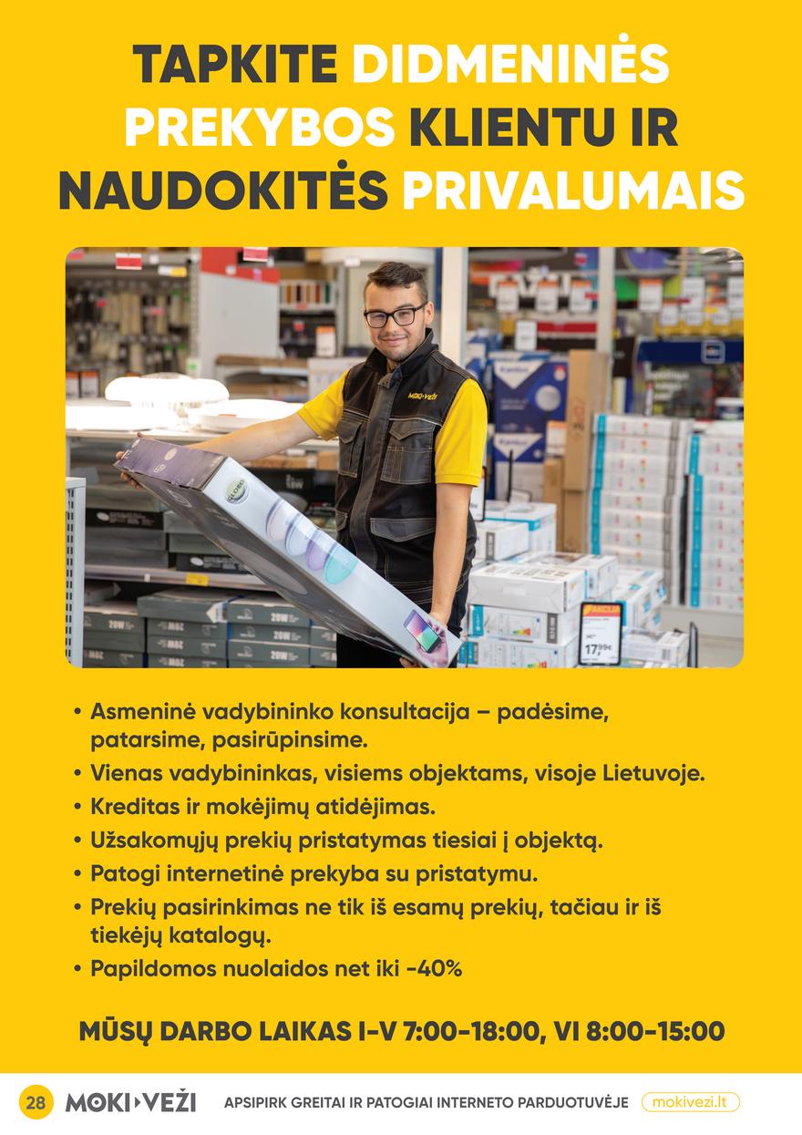 Moki veži leidinys akcijos nuo 
  2023-05-11 iki 
  2023-05-30 | Leidinukas.lt puslapis 28