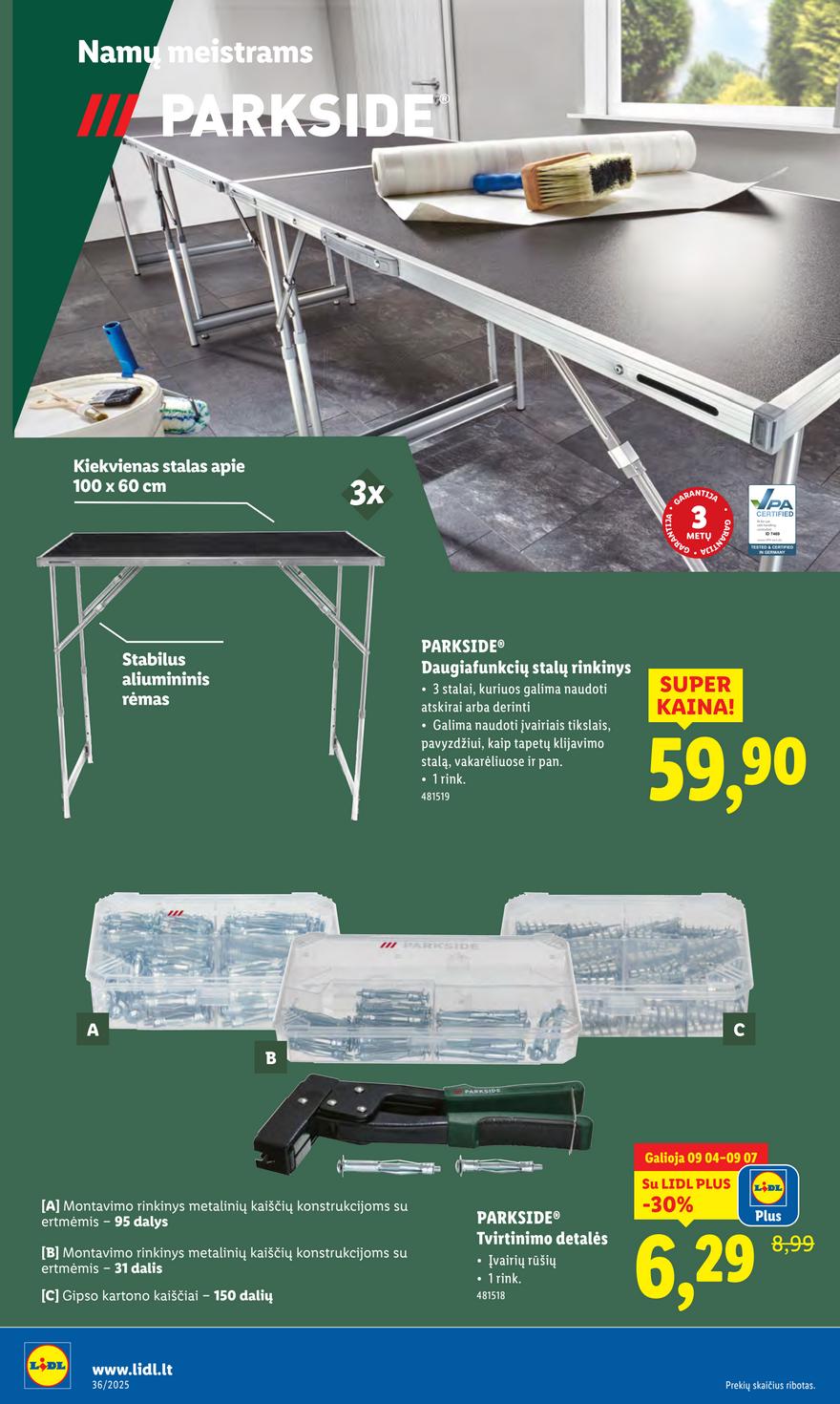 Lidl ne maisto leidinys akcijos nuo 
  2025-09-01 iki 
  2025-09-07 | Leidinukas.lt puslapis 30