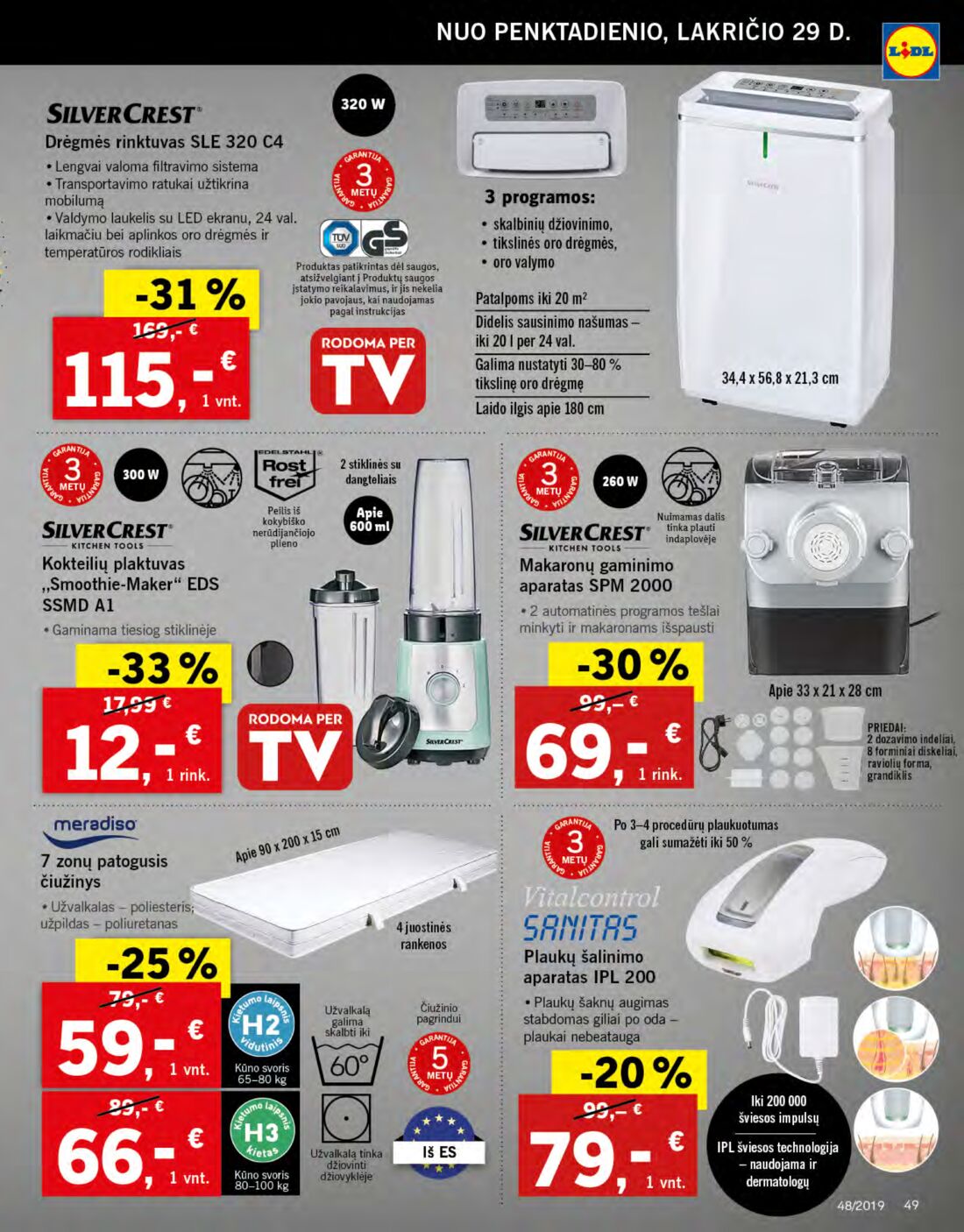 Lidl savaitinis leidinys akcijos nuo 
  2019-11-25 iki 
  2019-12-01 | Leidinukas.lt puslapis 49