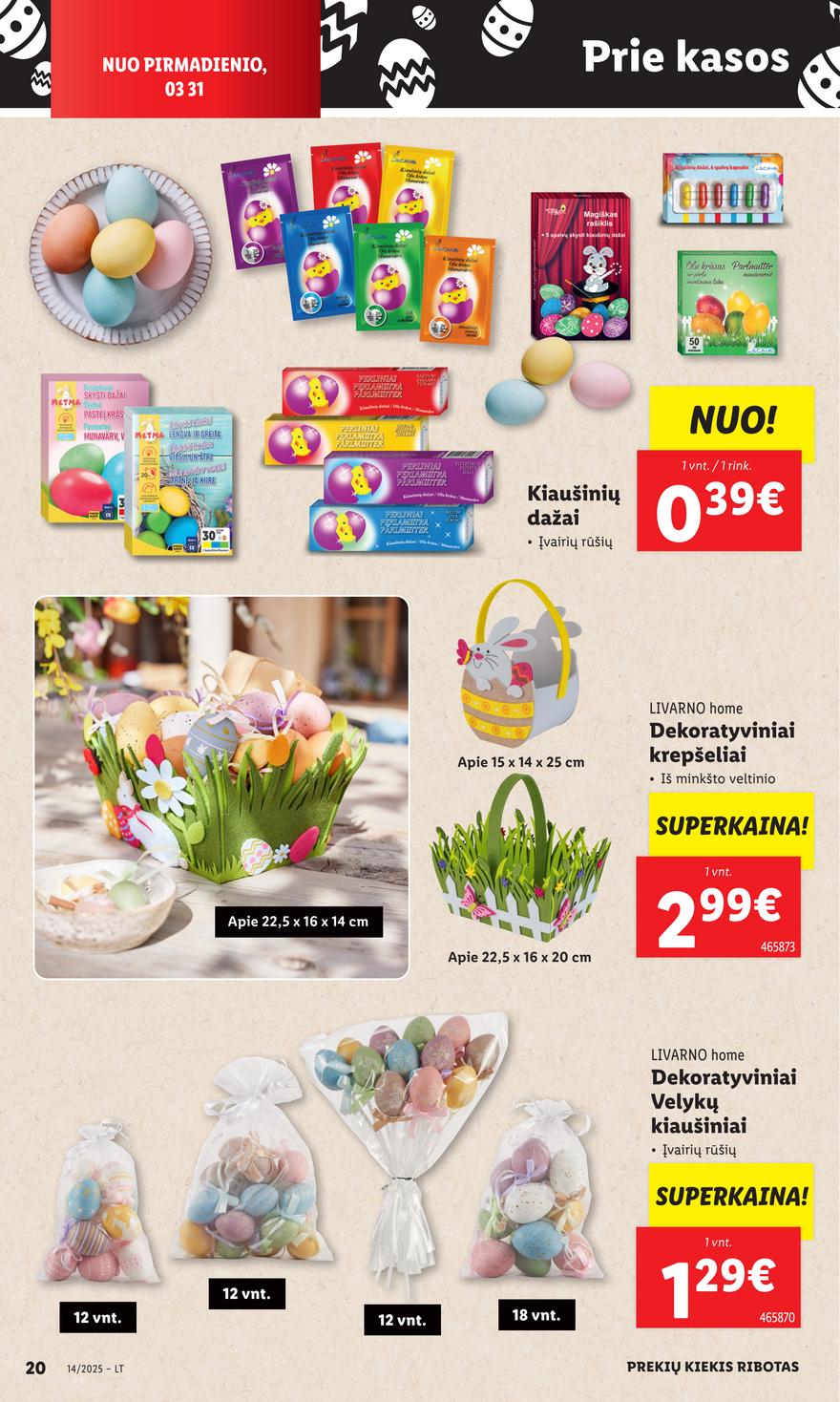Lidl ne maisto leidinys akcijos nuo 
  2025-03-31 iki 
  2025-04-06 | Leidinukas.lt puslapis 20