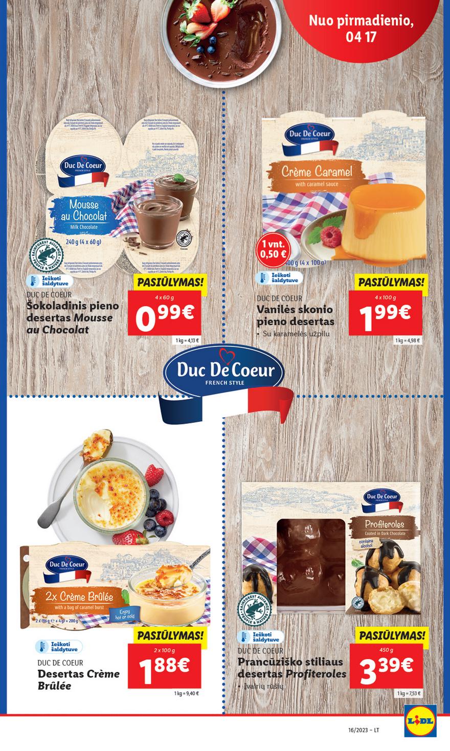 Lidl pasiūlymai akcijos nuo 
  2023-04-17 iki 
  2023-04-23 | Leidinukas.lt puslapis 22