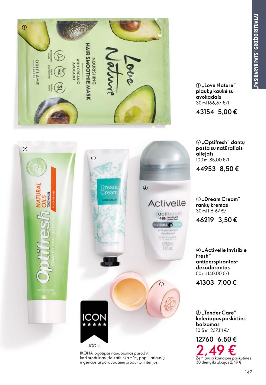Oriflame katalogas akcijos nuo 
  2025-09-14 iki 
  2025-10-07 | Leidinukas.lt puslapis 147