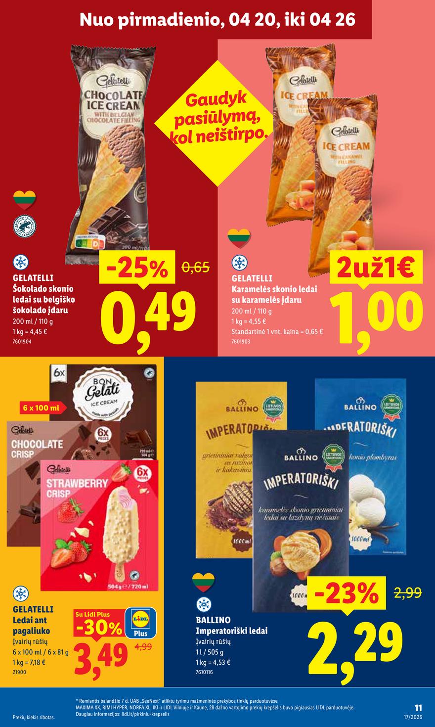 Lidl leidinys akcijos nuo 
  2026-04-20 iki 
  2026-04-26 | Leidinukas.lt puslapis 11