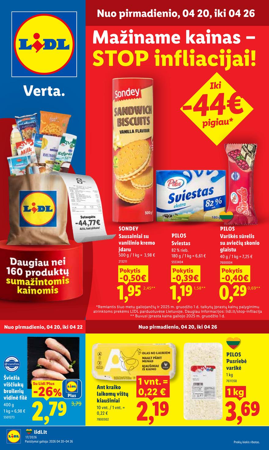 Lidl leidinys akcijos nuo 
  2026-04-20 iki 
  2026-04-26 | Leidinukas.lt puslapis 1