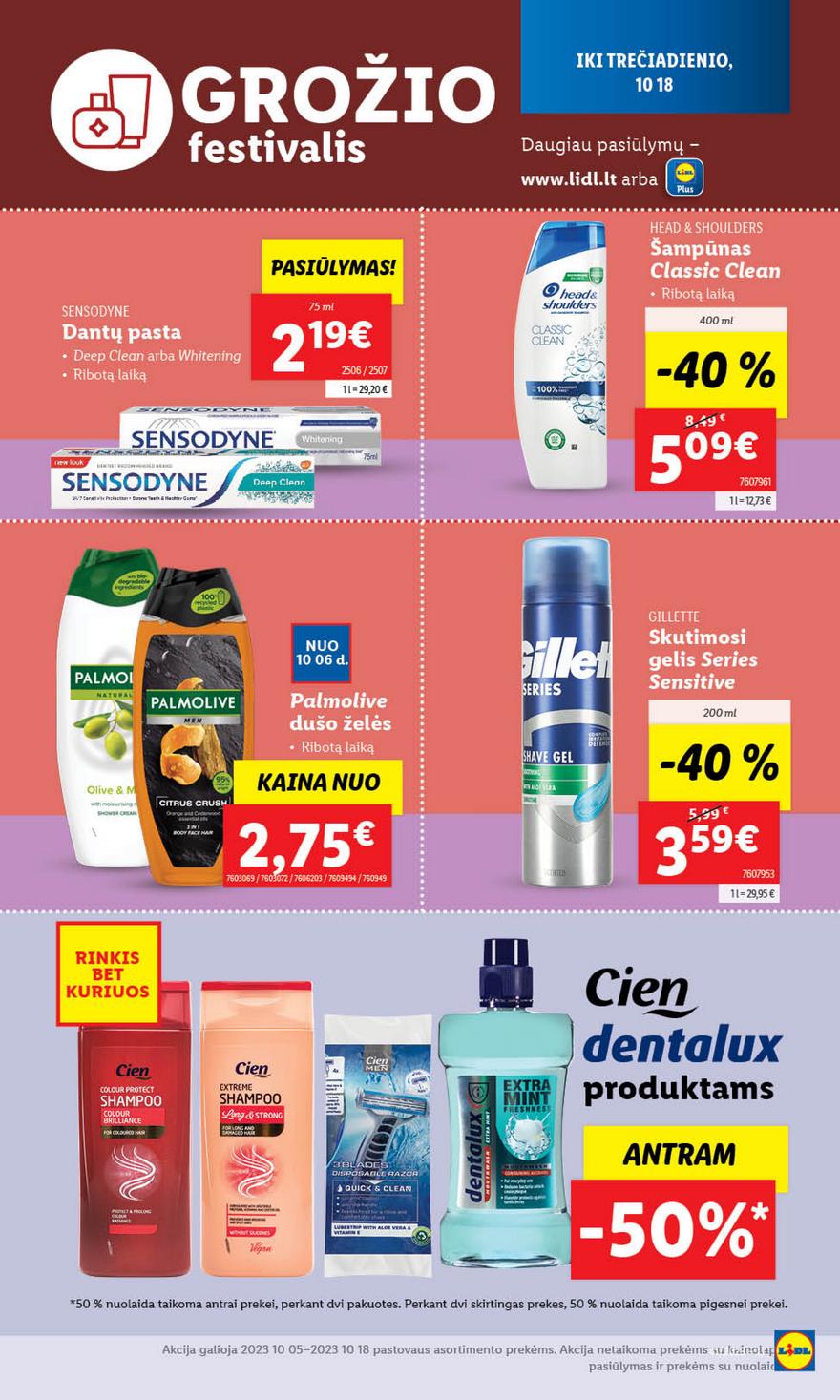 Lidl pasiūlymai akcijos nuo 
  2023-10-09 iki 
  2023-10-15 | Leidinukas.lt puslapis 44