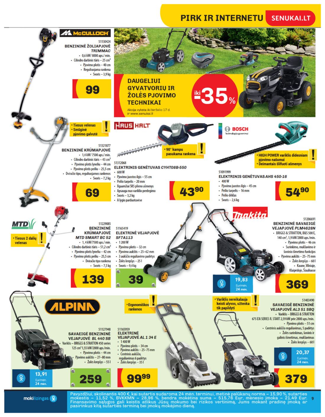 Senukai reklaminis leidinys akcijos nuo 
  2019-05-30 iki 
  2019-06-17 | Leidinukas.lt puslapis 9
