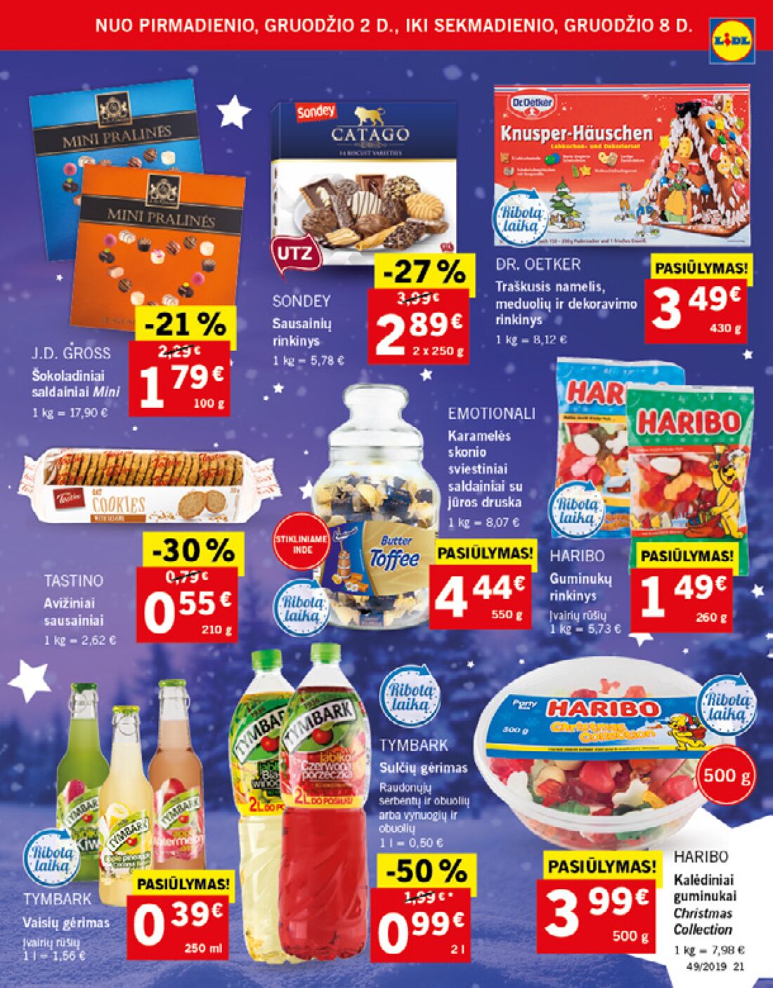 Lidl savaitinis leidinys akcijos nuo 
  2019-12-02 iki 
  2019-12-08 | Leidinukas.lt puslapis 21