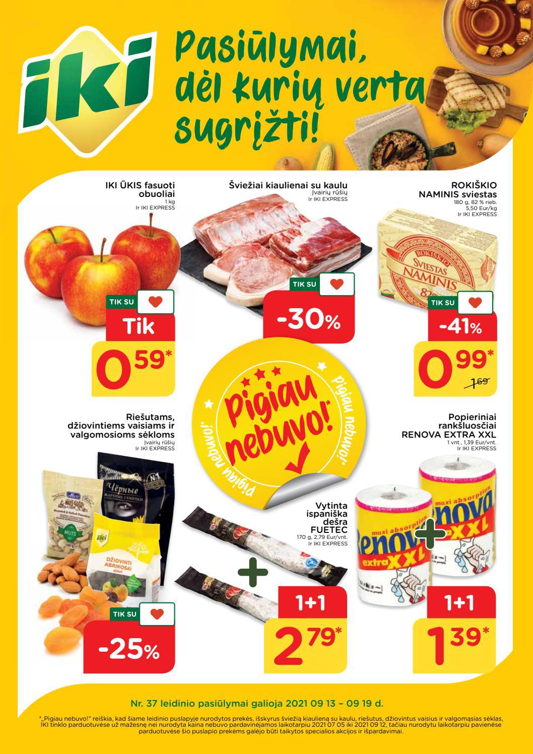 Iki savaitės leidinys akcijos nuo 
  2021-09-13 iki 
  2021-09-19 | Leidinukas.lt puslapis 1