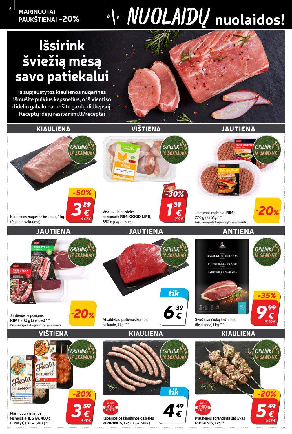 Rimi savaitinis leidinys akcijos nuo
2021-06-08 iki
2021-06-14 | Leidinukas.lt puslapis 6