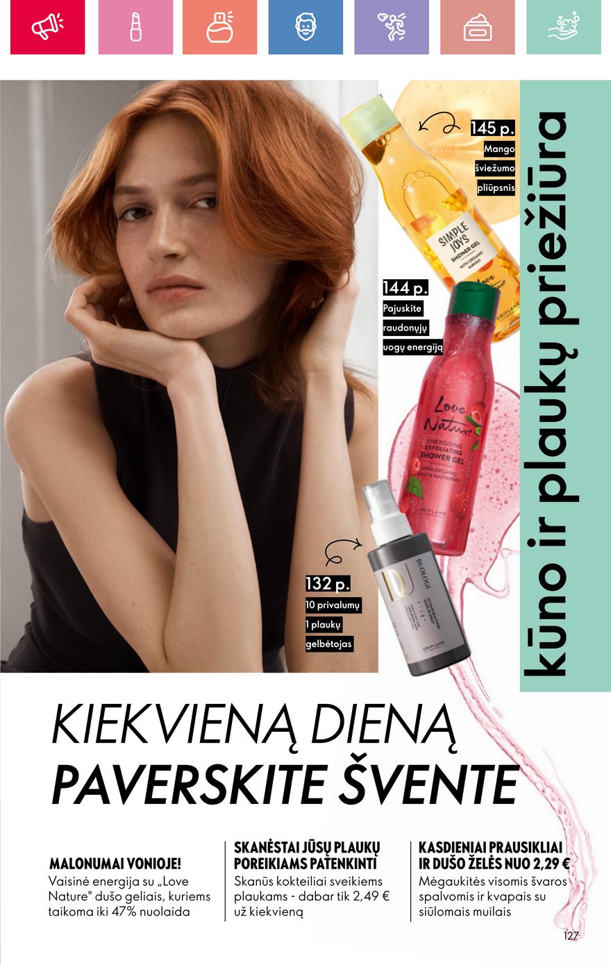 Oriflame katalogas akcijos nuo 
  2025-07-13 iki 
  2025-08-02 | Leidinukas.lt puslapis 127
