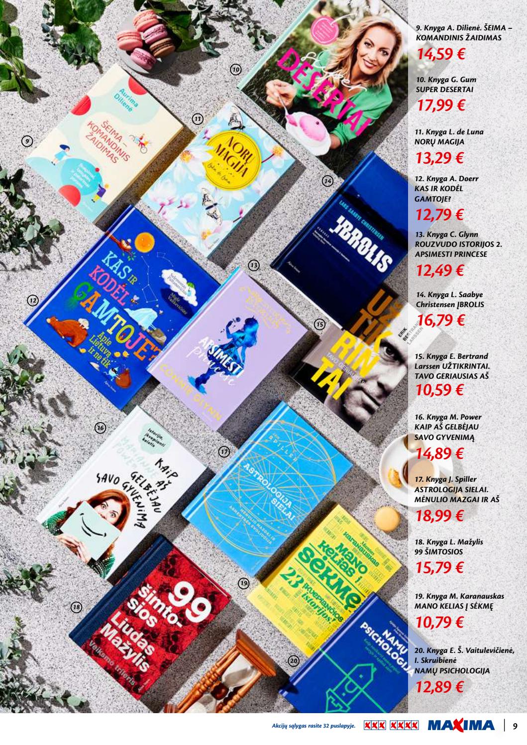 Maxima kaininis leidinys akcijos nuo 
  2019-06-06 iki 
  2019-06-19 | Leidinukas.lt puslapis 9