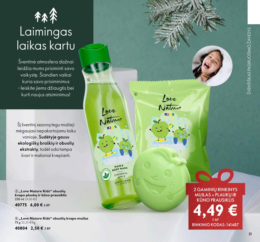 Oriflame katalogas akcijos nuo 
  2021-12-01 iki 
  2021-12-31 | Leidinukas.lt puslapis 21