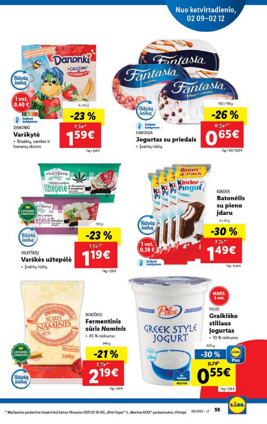 Lidl pasiūlymai akcijos nuo 
  2023-02-06 iki 
  2023-02-12 | Leidinukas.lt puslapis 53