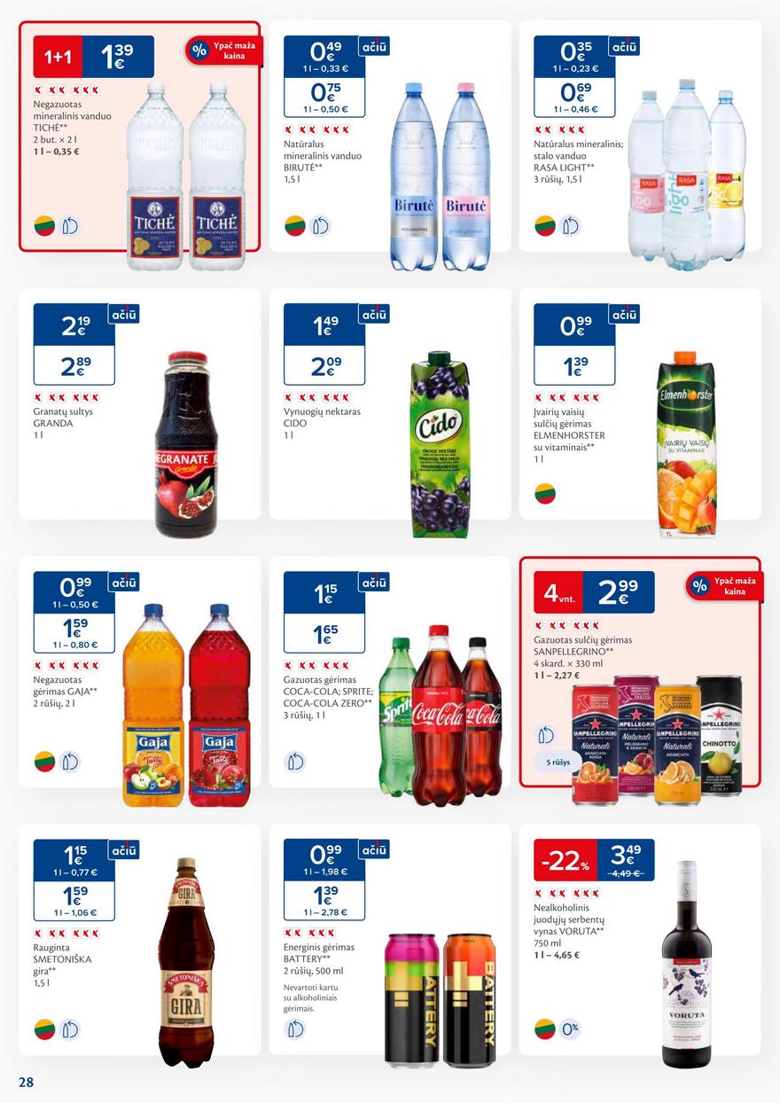 Maxima kaininis leidinys akcijos nuo 
  2024-02-27 iki 
  2024-03-04 | Leidinukas.lt puslapis 28