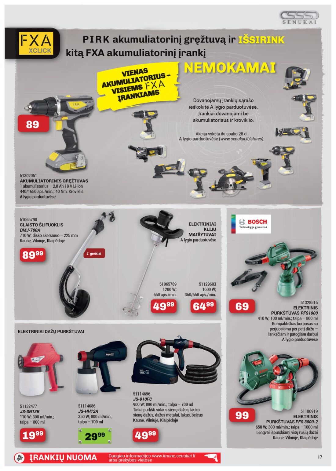 Senukai reklaminis leidinys akcijos nuo 
  2019-09-12 iki 
  2019-09-28 | Leidinukas.lt puslapis 17