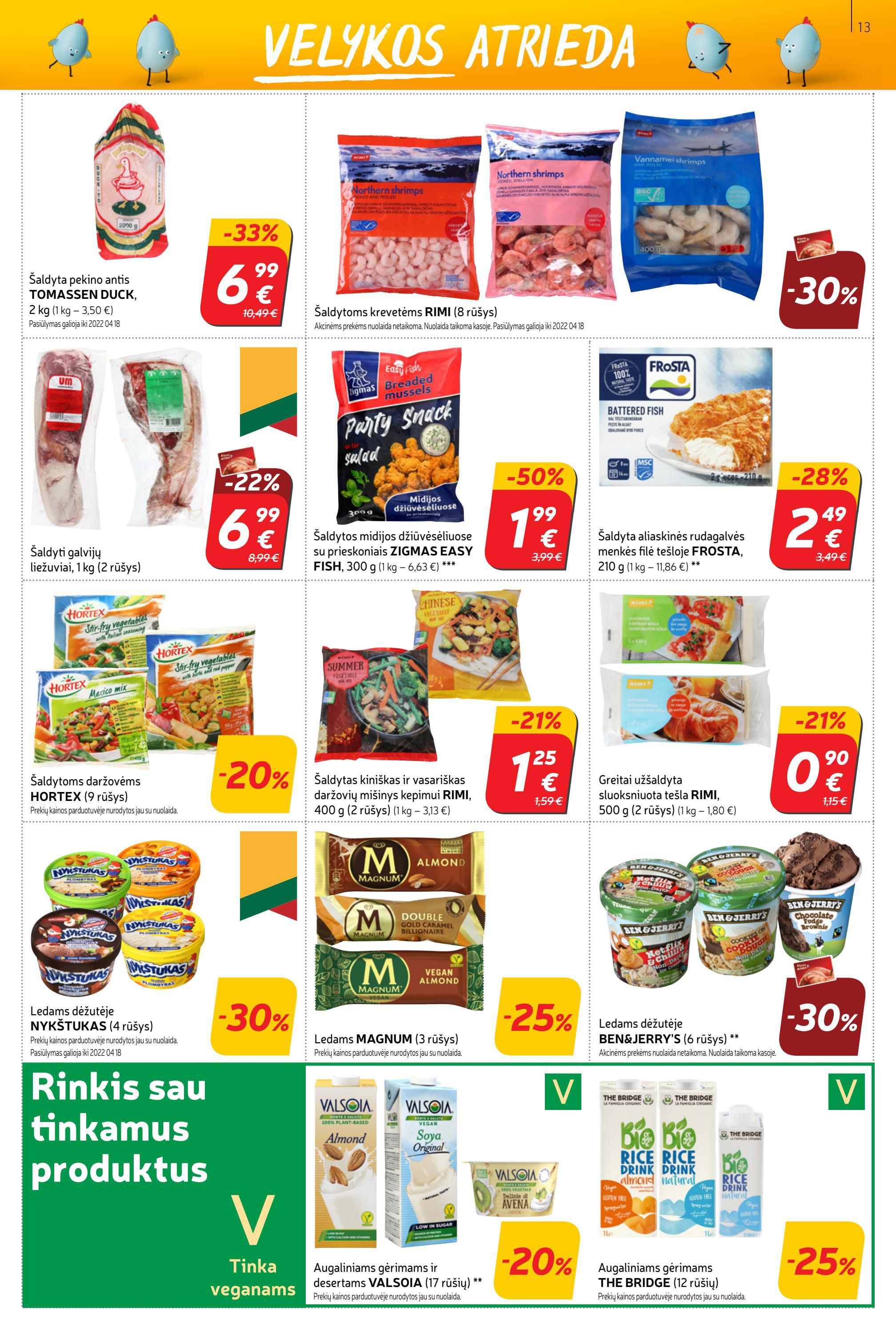 Rimi savaitinis leidinys akcijos nuo 
  2022-04-05 iki 
  2022-04-11 | Leidinukas.lt puslapis 13
