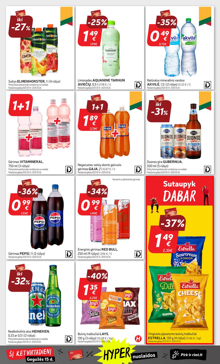 Rimi savaitinis leidinys 20 akcijos nuo 
  2025-05-13 iki 
  2025-05-19 | Leidinukas.lt puslapis 29
