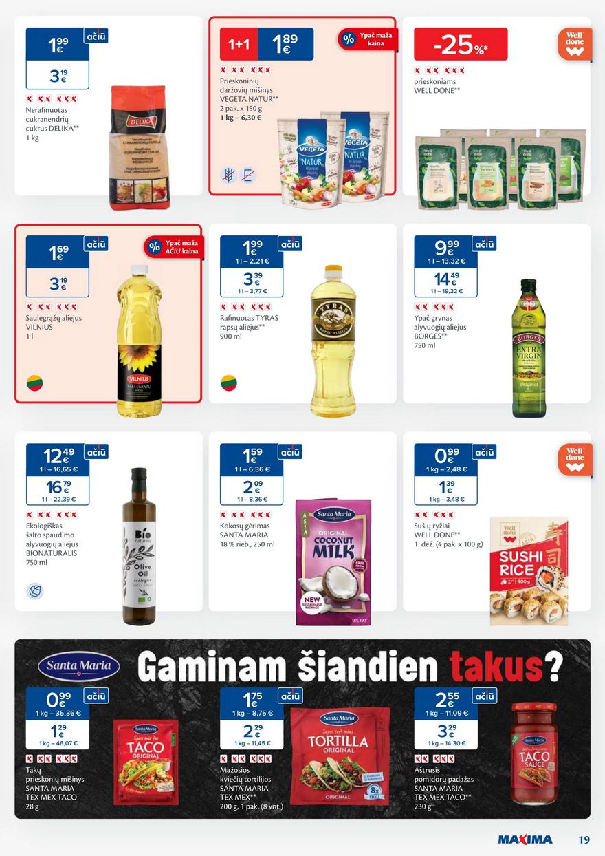 Maxima kaininis leidinys akcijos nuo 
  2024-01-09 iki 
  2024-01-15 | Leidinukas.lt puslapis 19