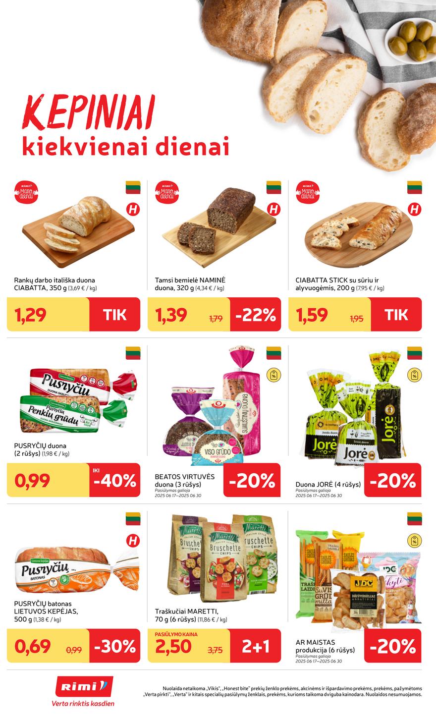 Rimi savaitinis leidinys 26 akcijos nuo 
  2025-06-24 iki 
  2025-06-30 | Leidinukas.lt puslapis 12