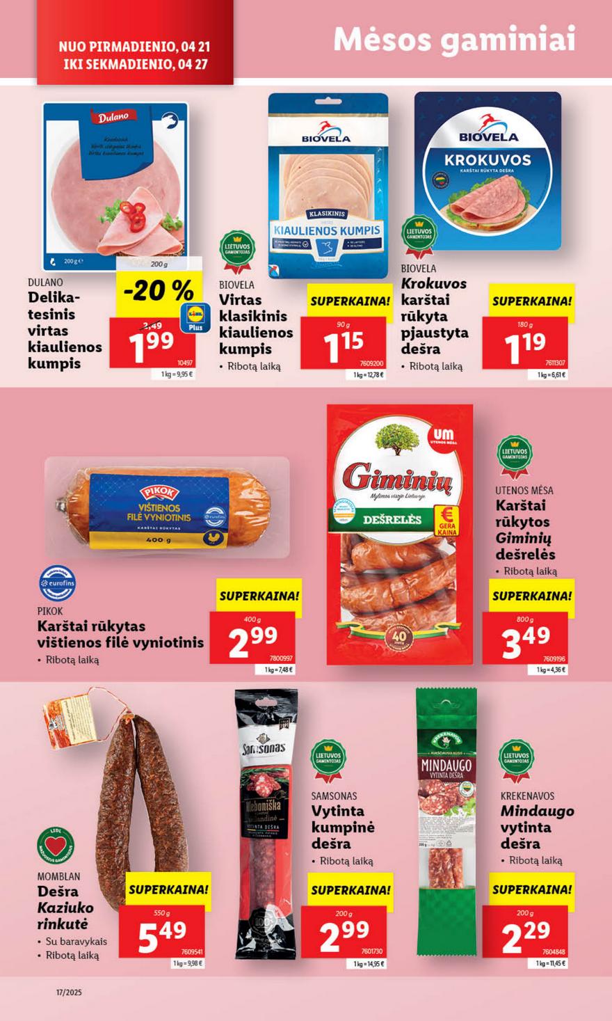 Lidl leidinys naujas akcijos nuo 
  2025-04-21 iki 
  2025-04-27 | Leidinukas.lt puslapis 28