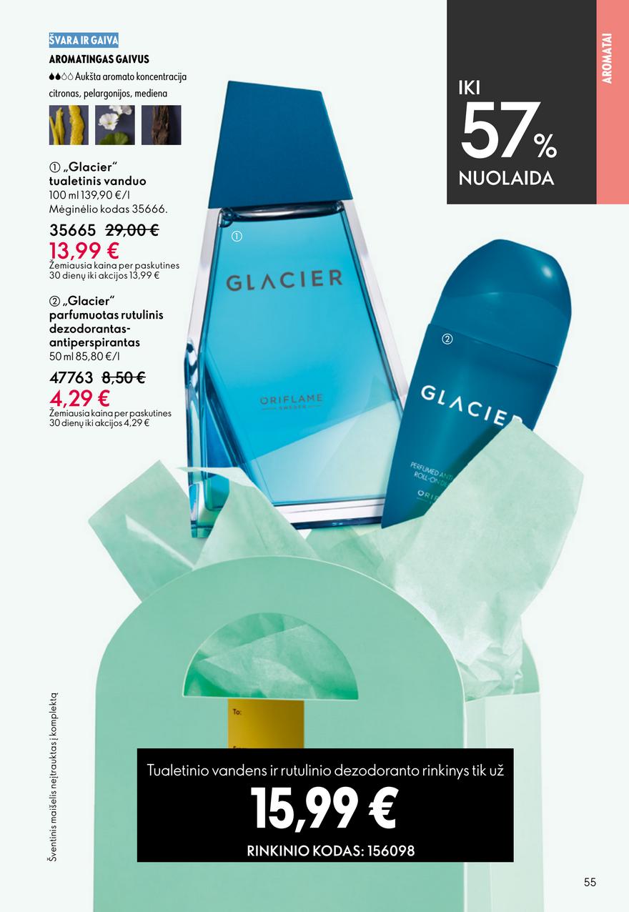 Oriflame katalogas akcijos nuo 
  2026-06-03 iki 
  2026-06-23 | Leidinukas.lt puslapis 55