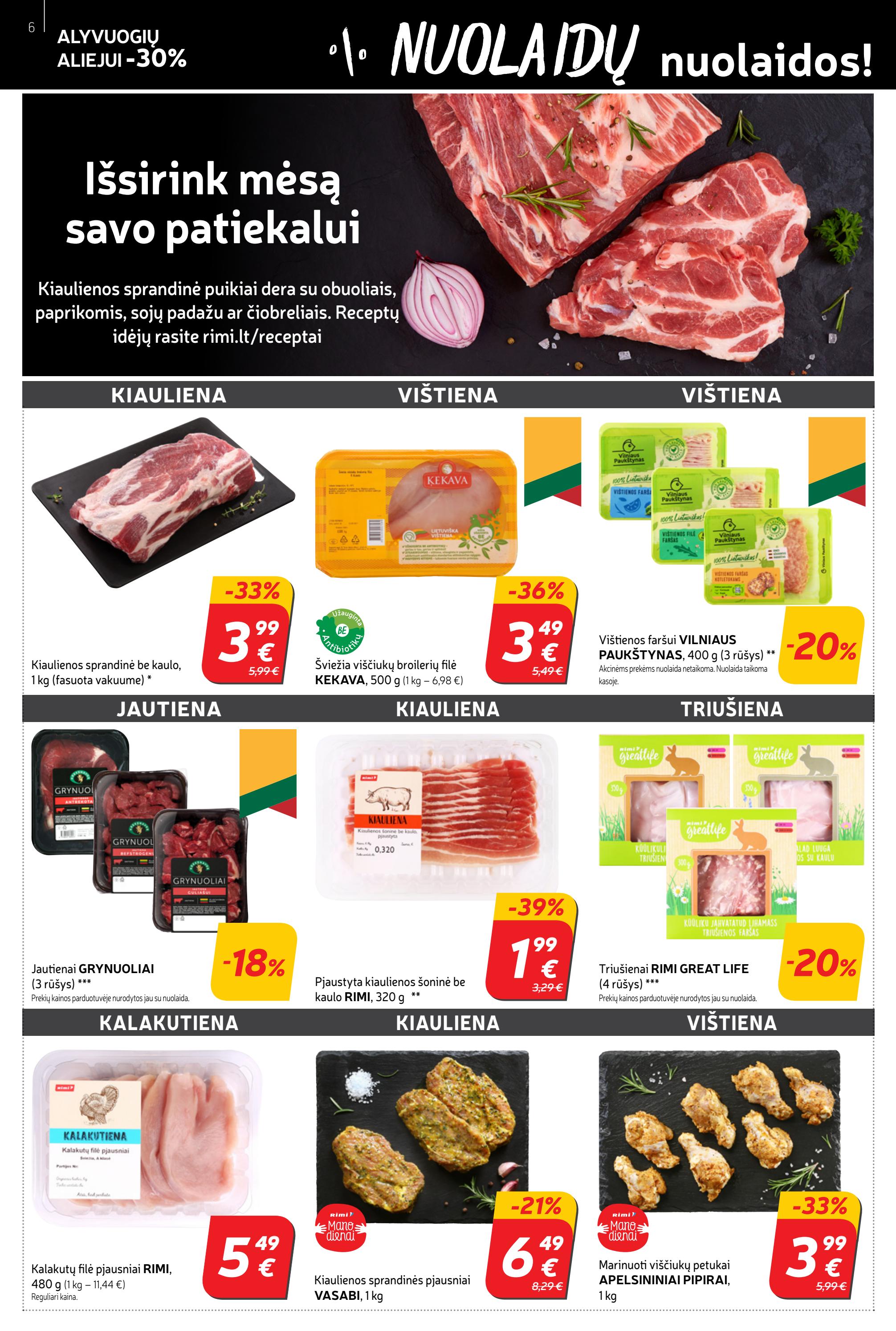 Rimi savaitinis leidinys akcijos nuo 
  2022-10-18 iki 
  2022-10-24 | Leidinukas.lt puslapis 6