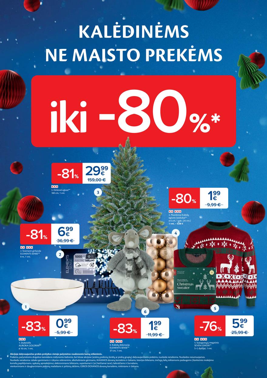 Maxima leidinys akcijos nuo 
  2025-12-09 iki 
  2025-12-15 | Leidinukas.lt puslapis 8