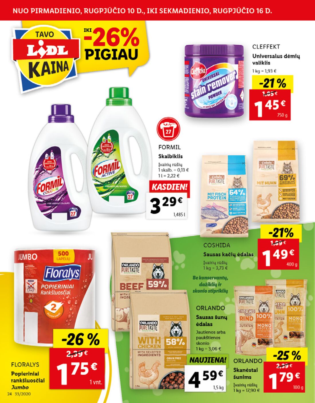 Lidl savaitinis leidinys akcijos nuo 
  2020-08-10 iki 
  2020-08-16 | Leidinukas.lt puslapis 24