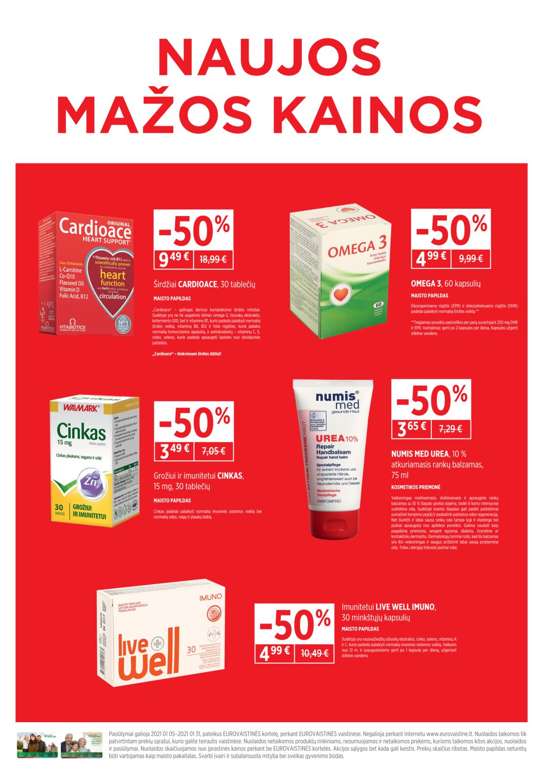 Euro vaistinė leidinys akcijos nuo 
  2021-01-05 iki 
  2021-01-31 | Leidinukas.lt puslapis 2