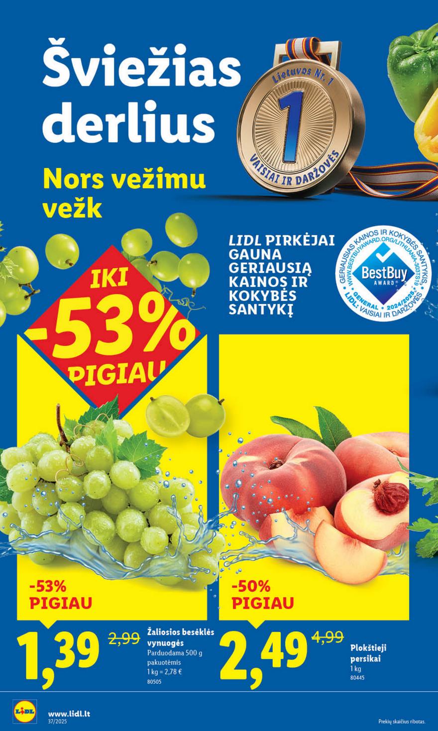 Lidl leidinys akcijos nuo 
  2025-09-08 iki 
  2025-09-14 | Leidinukas.lt puslapis 4