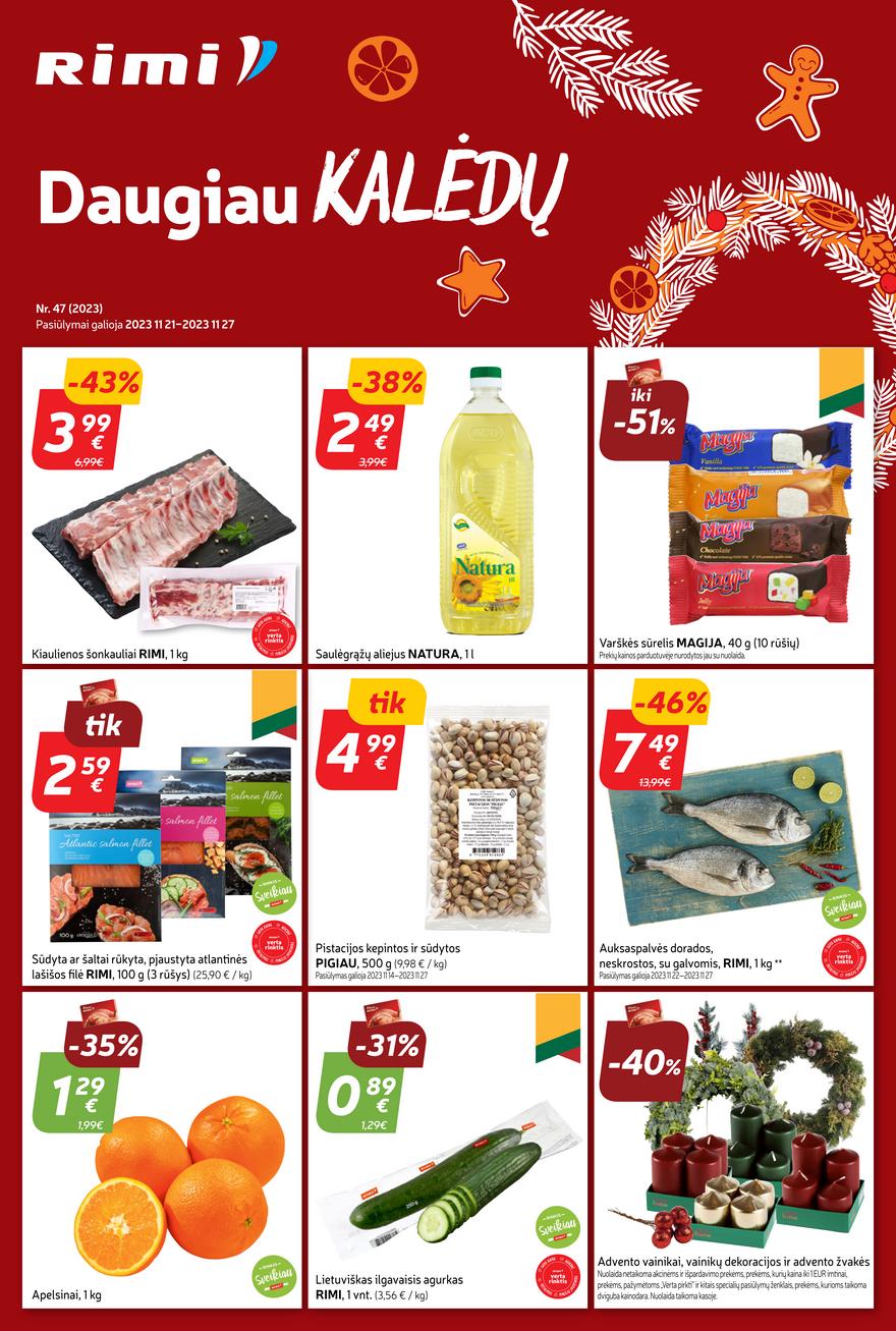 Rimi savaitinis leidinys akcijos nuo 
  2023-11-21 iki 
  2023-11-27 | Leidinukas.lt puslapis 1