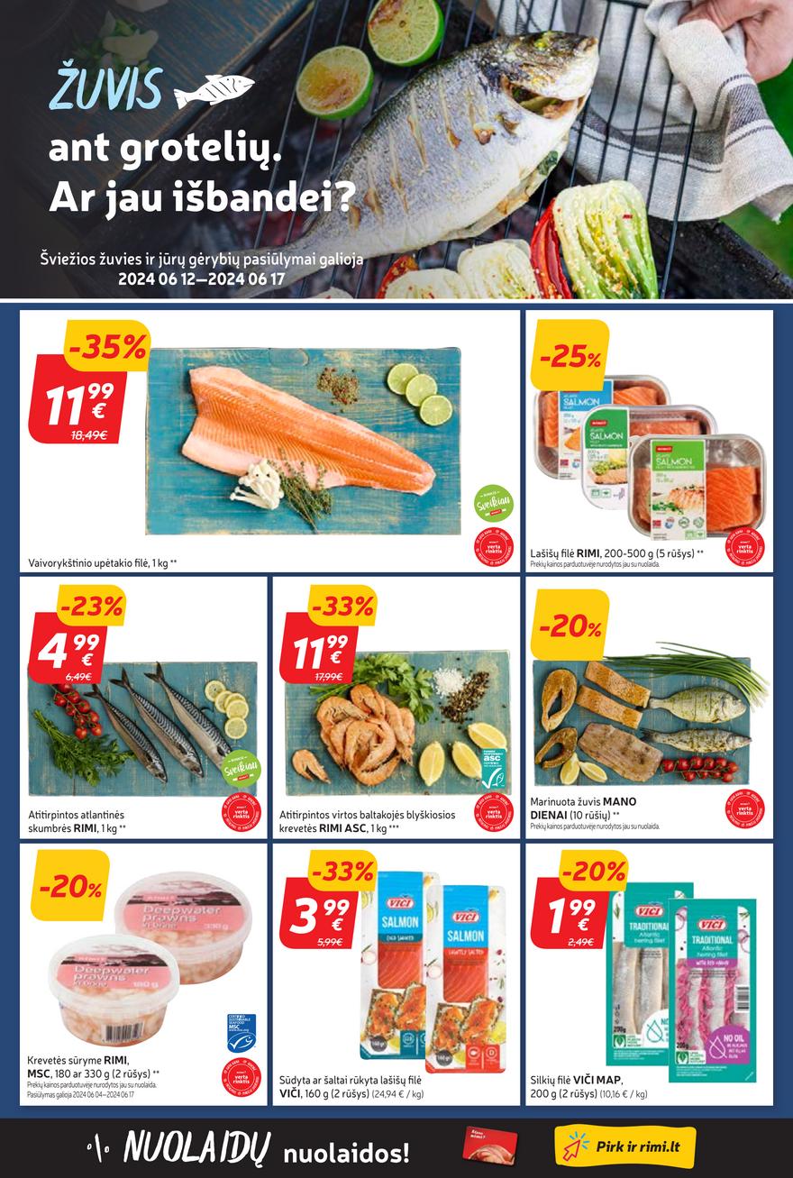 Rimi savaitinis leidinys akcijos nuo 
  2024-06-11 iki 
  2024-06-17 | Leidinukas.lt puslapis 11