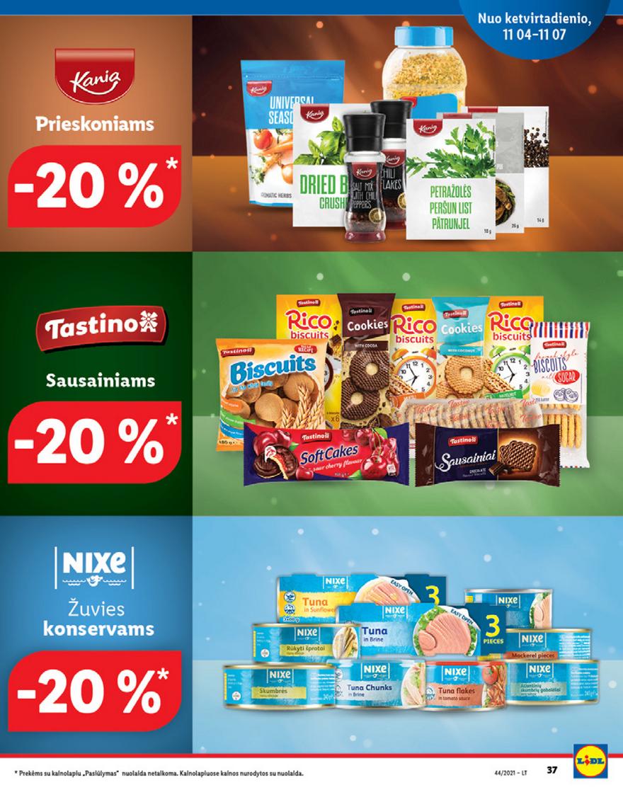 Lidl maisto prekių pasiūlymai akcijos nuo 
  2021-11-01 iki 
  2021-11-07 | Leidinukas.lt puslapis 37
