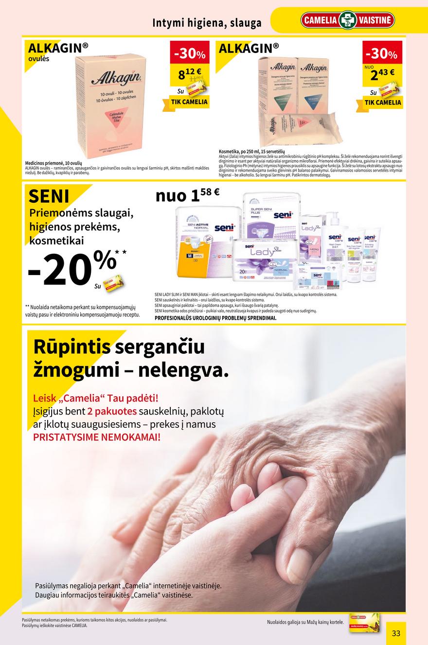Camelia gegužės leidinys akcijos nuo 
  2022-05-01 iki 
  2022-05-31 | Leidinukas.lt puslapis 33