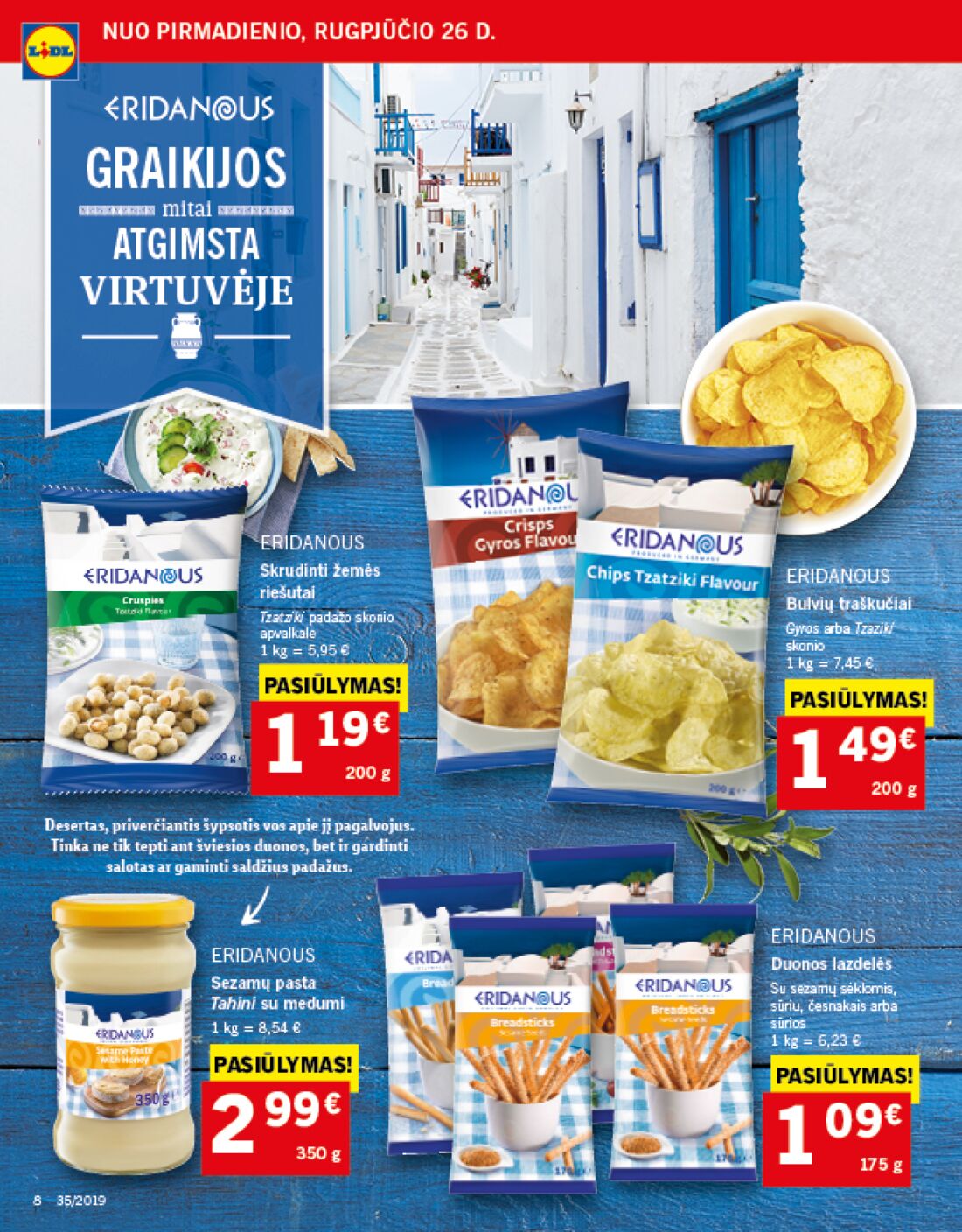 Lidl savaitinis leidinys akcijos nuo 
  2019-08-26 iki 
  2019-09-01 | Leidinukas.lt puslapis 8