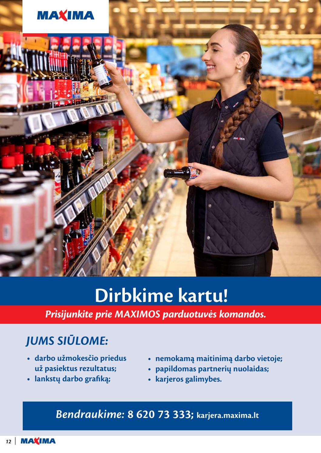 Maxima kaininis leidinys akcijos nuo 
  2020-02-11 iki 
  2020-02-17 | Leidinukas.lt puslapis 12