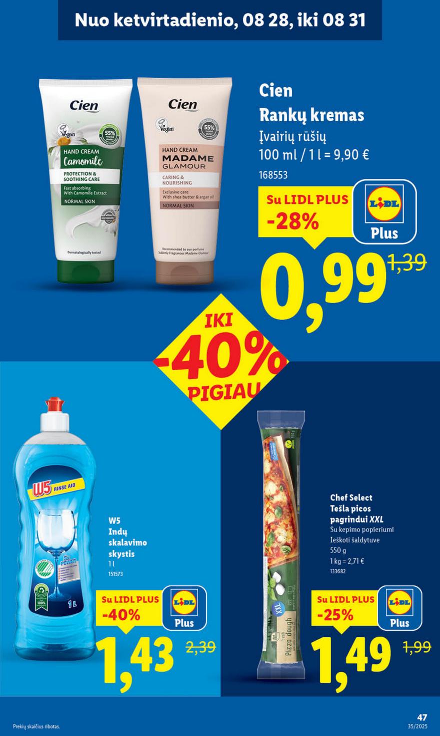 Lidl leidinys akcijos nuo 
  2025-08-25 iki 
  2025-08-31 | Leidinukas.lt puslapis 47