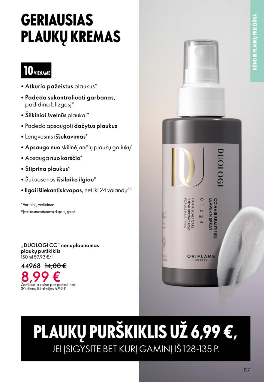 Oriflame katalogas akcijos nuo 
  2025-10-29 iki 
  2025-11-18 | Leidinukas.lt puslapis 127