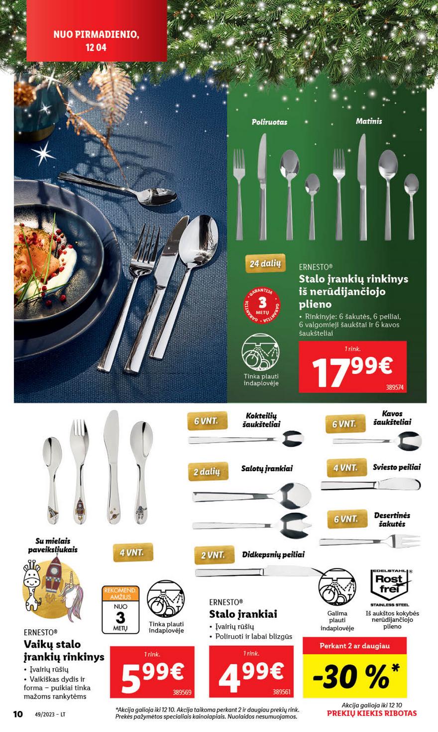 Lidl pasiūlymai akcijos nuo 
  2023-12-04 iki 
  2023-12-10 | Leidinukas.lt puslapis 12