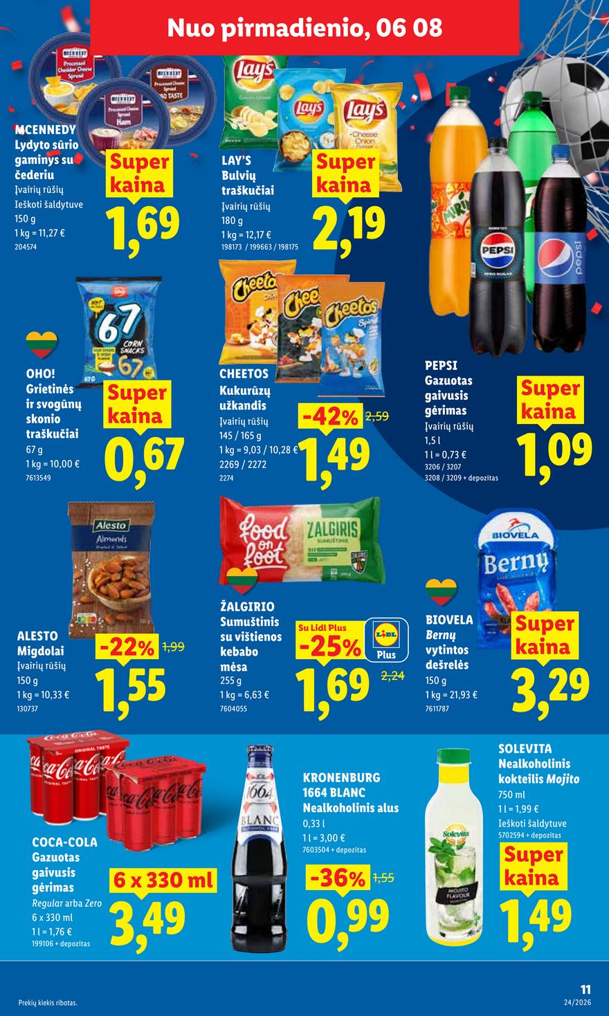 Lidl leidinys akcijos nuo 
  2026-06-08 iki 
  2026-06-14 | Leidinukas.lt puslapis 15