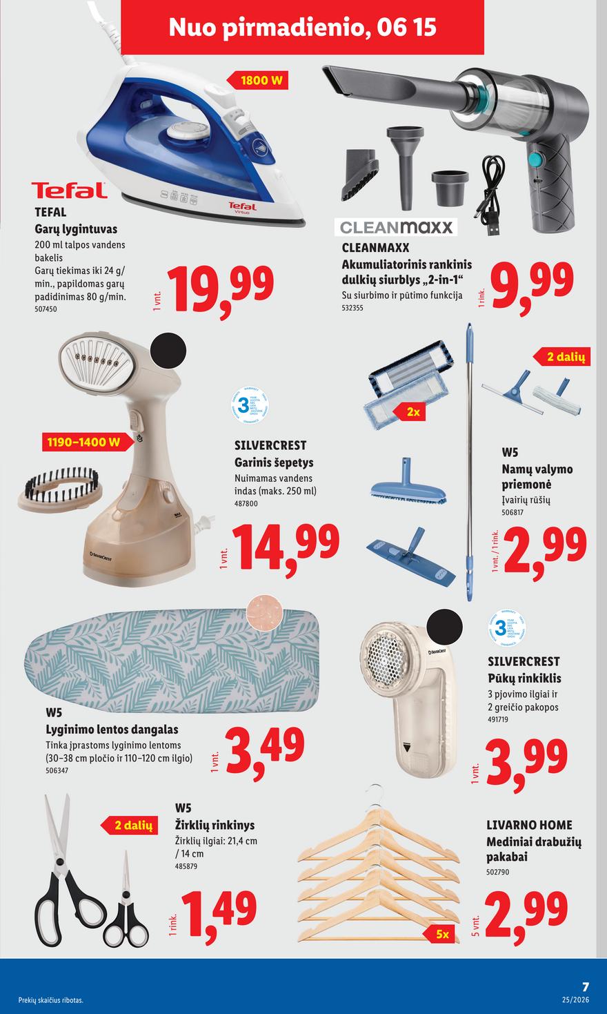Lidl leidinys akcijos nuo 
  2026-06-15 iki 
  2026-06-21 | Leidinukas.lt puslapis 7