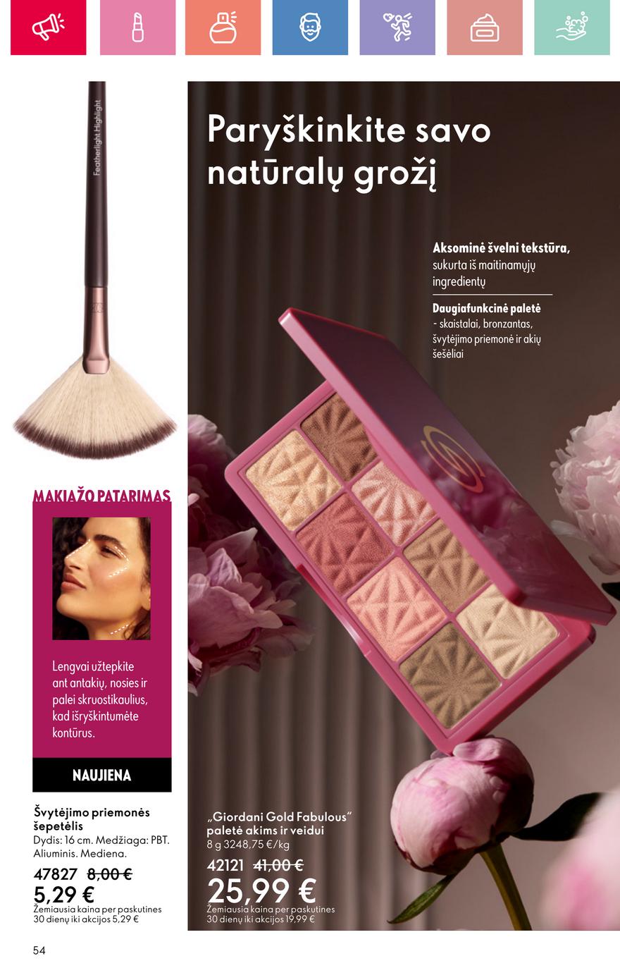Oriflame katalogas akcijos nuo 
  2025-08-24 iki 
  2025-09-13 | Leidinukas.lt puslapis 54
