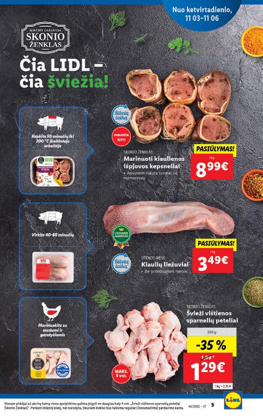 Ldil maisto leidinys akcijos nuo 
  2022-10-31 iki 
  2022-11-06 | Leidinukas.lt puslapis 5