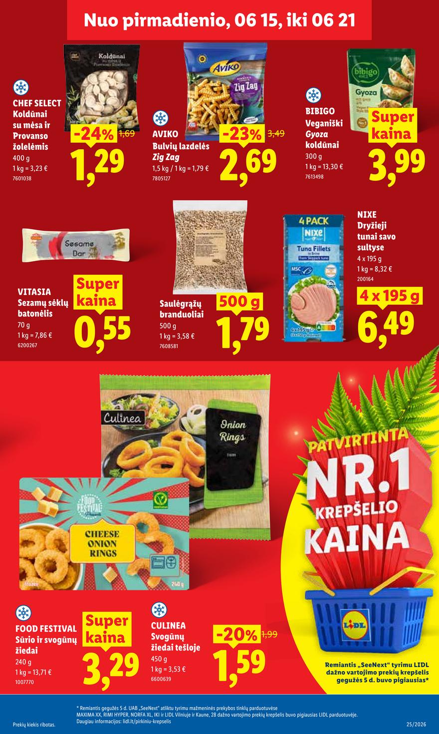 Lidl leidinys akcijos nuo 
  2026-06-15 iki 
  2026-06-21 | Leidinukas.lt puslapis 15